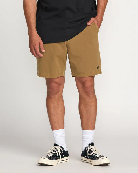 Crossfire Wave Wash Submersible Hybrid Shorts - Tobacco