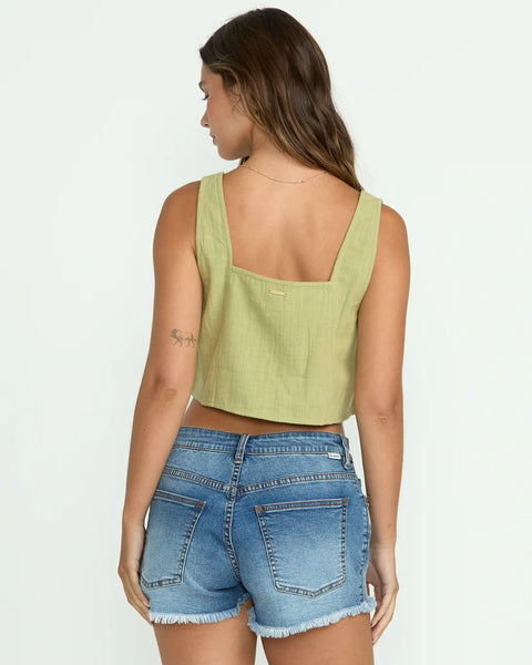 Open Skies Tank Top - Avocado