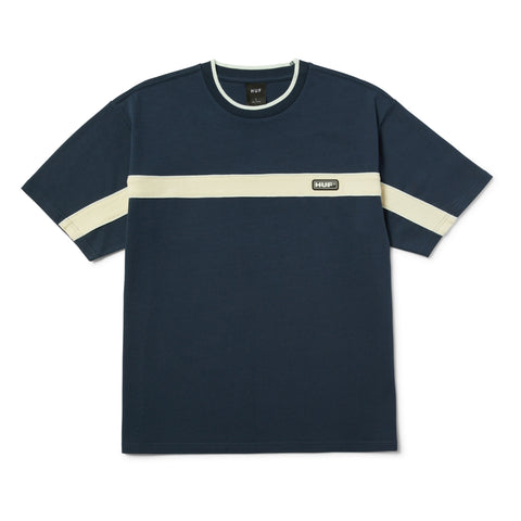 Interstate Short Sleeve Knit Boxy Top - Defender Blue