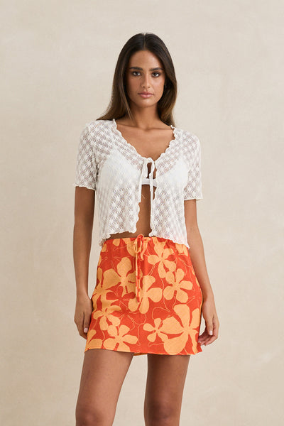 Gigi Lace Short Sleeve Top
