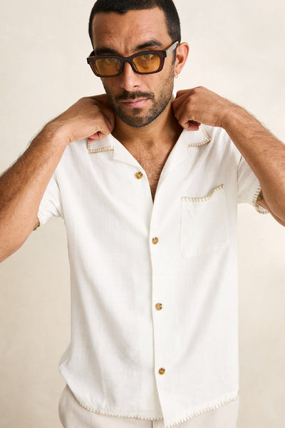 Linen Whip Stitch Shirt