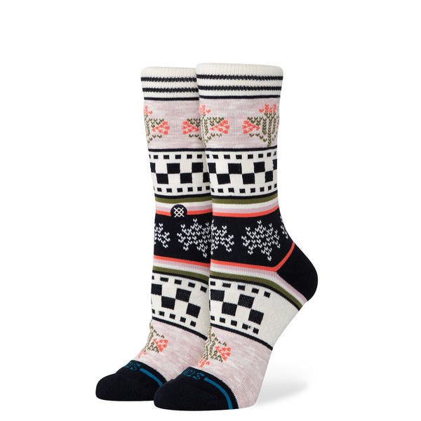 Winter Bloom Crew Socks