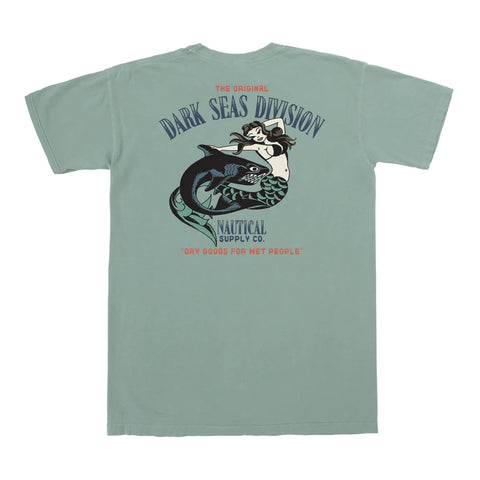 Dark Seas Commitment Pigment T-Shirt - FROSTY GREEN
