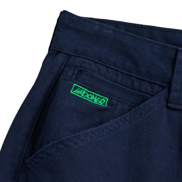 Krooked Eyes Twill Pant - Navy Green