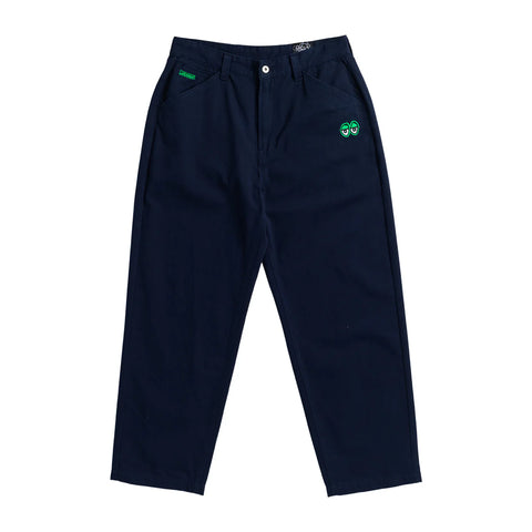 Krooked Eyes Twill Pant - Navy Green