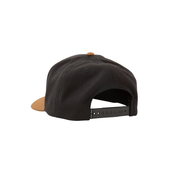 Dark Seas Headmaster Snapback Hat - BROWN/.BLACK