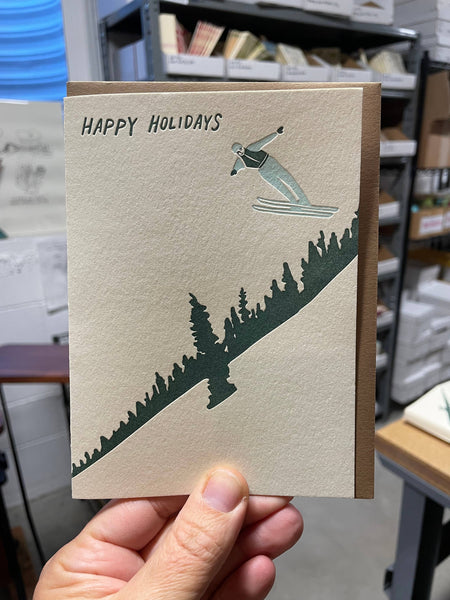 Wolf & Wren Holiday  Skier Card