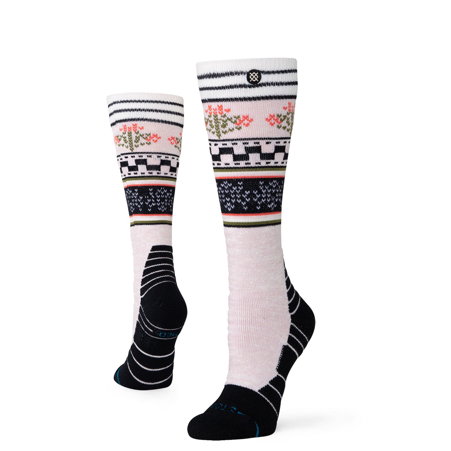Winter Bloom Mid Snow Socks