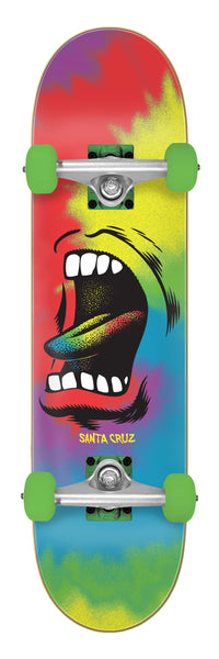 Big Mouth Tie Dye Skateboard Complete