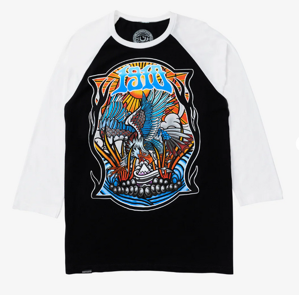 Ojo Rojo Long Sleeve Raglan T-Shirt