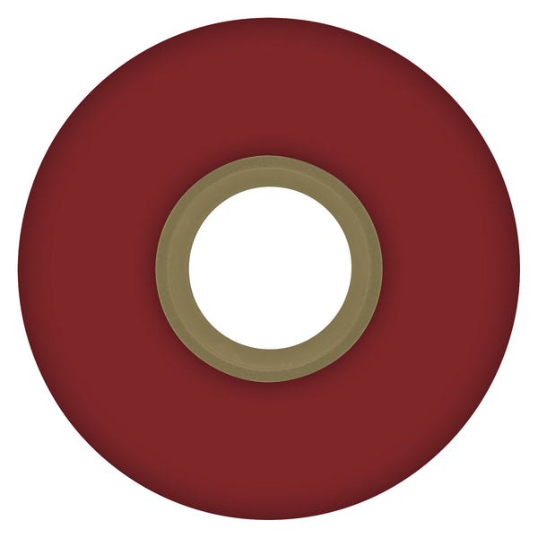 Clouds Maroon Gold Skateboard Wheels