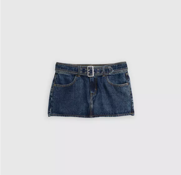 Belted Mini Skirt