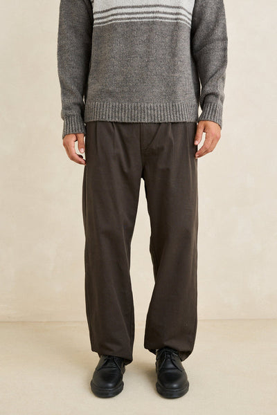 Double Pleat Twill Trouser