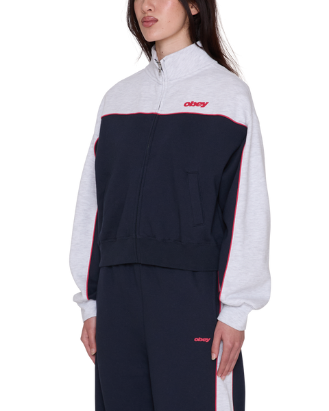 Zeno Mock Neck Zip Sweatshirt