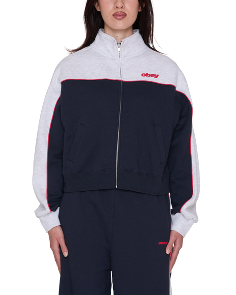 Zeno Mock Neck Zip Sweatshirt