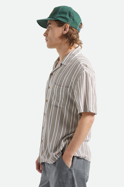 Bunker Twisted Stripe Short Sleeve Woven Shirt