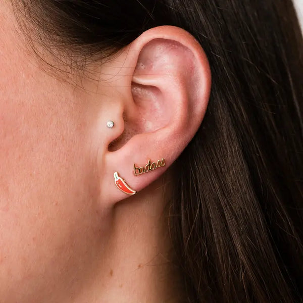 Chili Pepper Studs