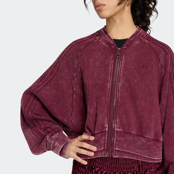 SST Double Layered Cropped Track Top