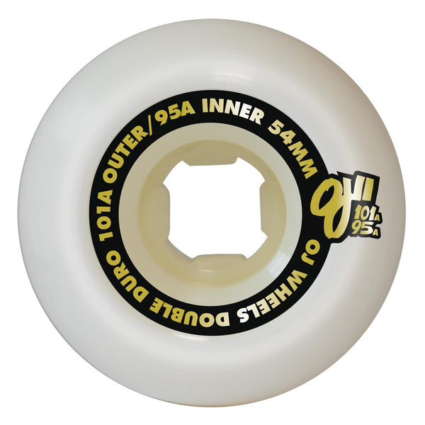 Double Duro White Chubbies Skateboard Wheels