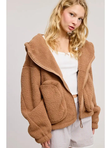 Sherpa Hoodie Jacket