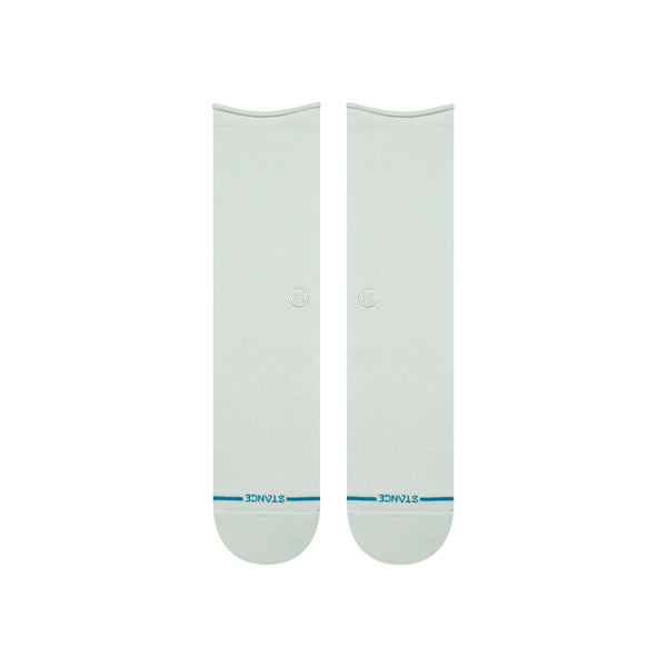 Rolled Solid Crew Socks