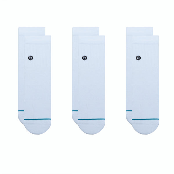 Icon Quarter 3 Pack Socks