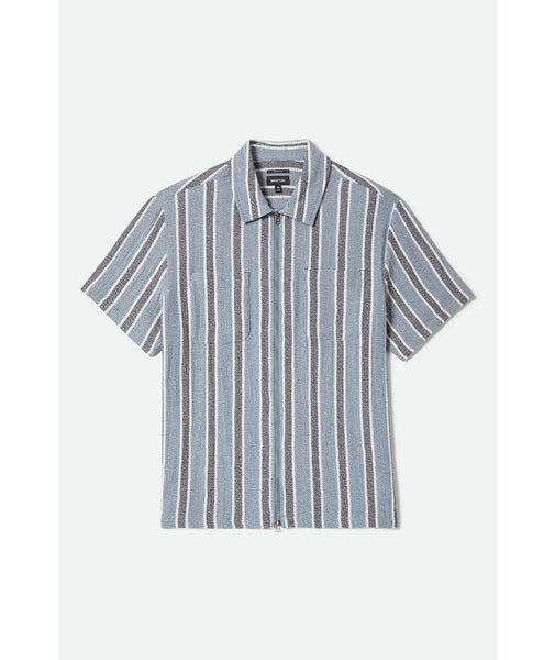 The Dexter Textured Stripe Short Sleeve Shirt