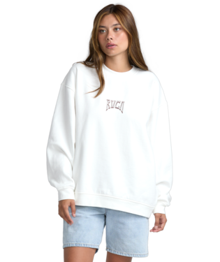 Baggy Boyfriend Crew - Vintage White