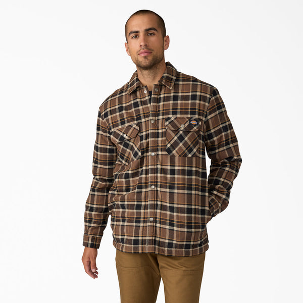 Sherpa Lined Flannel Shirt Jacket