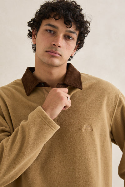 Awake Polar Fleece Polo Shirt