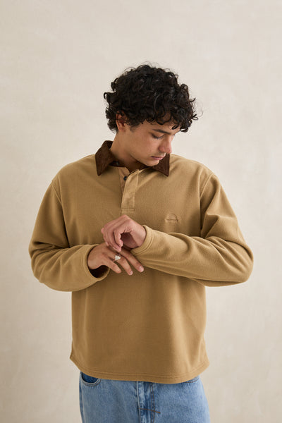 Awake Polar Fleece Polo Shirt