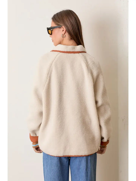 Dual Color Sherpa Reversible Jacket