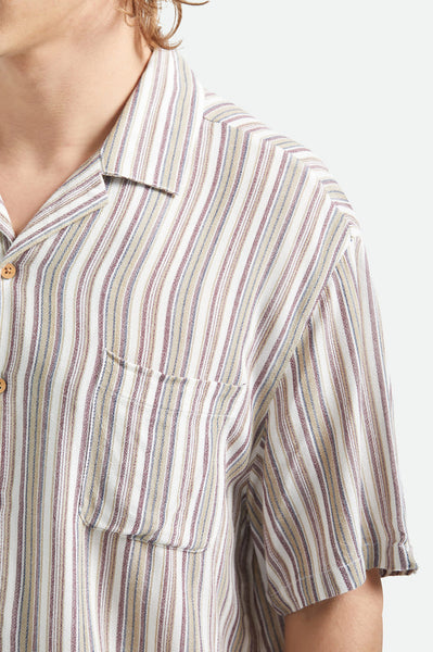 Bunker Twisted Stripe Short Sleeve Woven Shirt