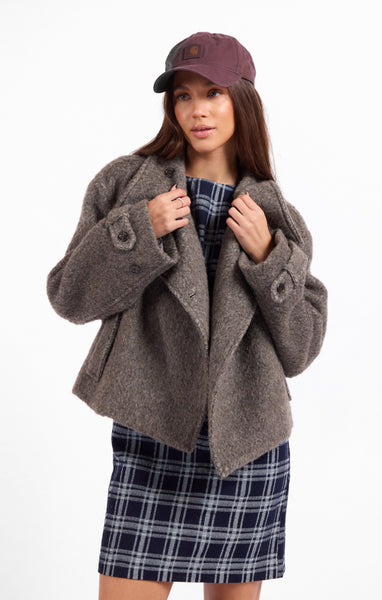 Boston Oversized Collar Jacket