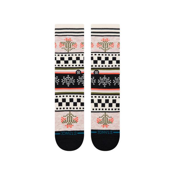 Winter Bloom Crew Socks