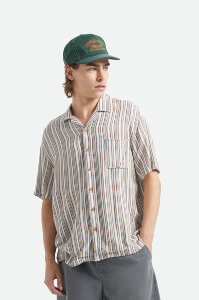 Bunker Twisted Stripe Short Sleeve Woven Shirt