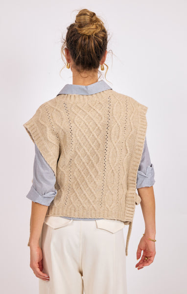Jovie Tie Sweater Vest