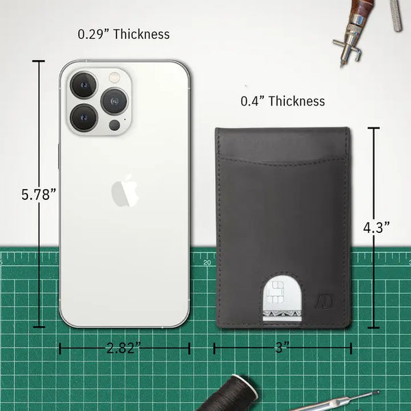 Money Clip Bifold Wallet