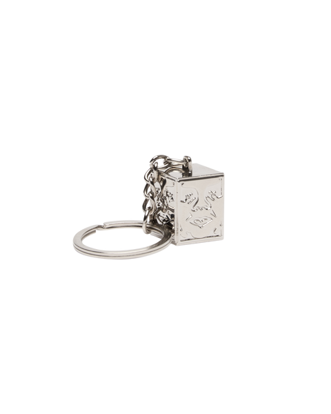Icon Face Cube Key Chain
