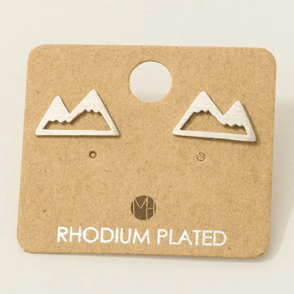 Mountain Cutout Stud Earrings