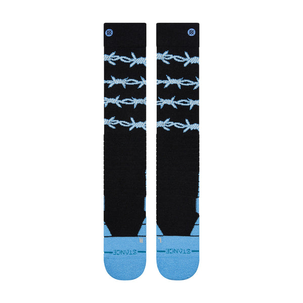 Barbed Wire Mid Poly Snow Socks