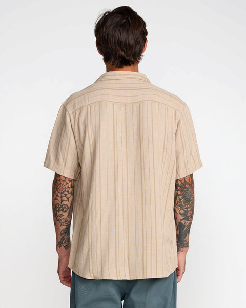 Exotica Stripe Short Sleeve Woven Shirt