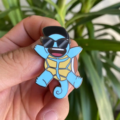 Summer Squirtle Pin