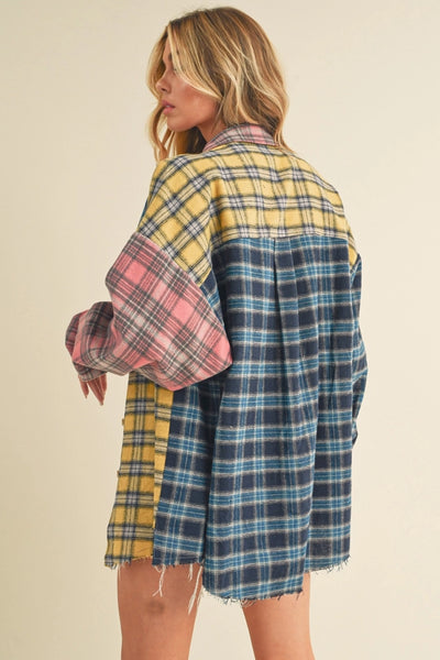 Neela Multi Color Plaid Flannel