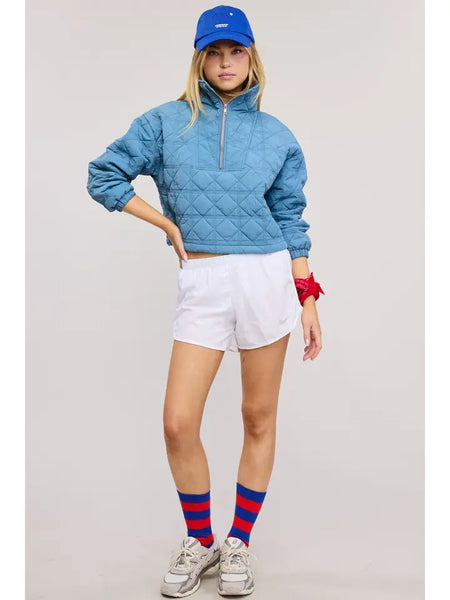 Quilted Cropped Puffer Jacket