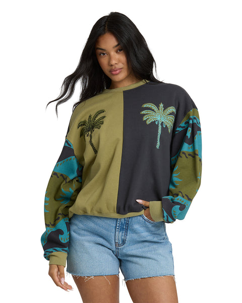Split Palm Kendal Crew Sweatshirt