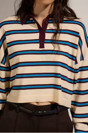 Elbrus Striped Polo Sweater