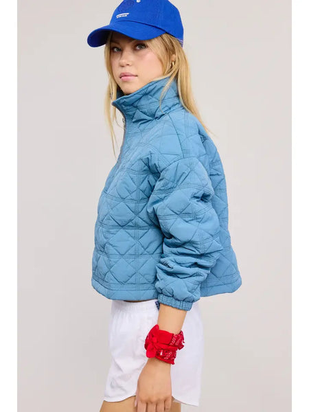 Quilted Cropped Puffer Jacket