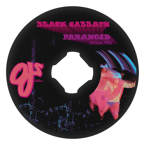 Black Sabbath Paranoid Chubbies Skateboard Wheels
