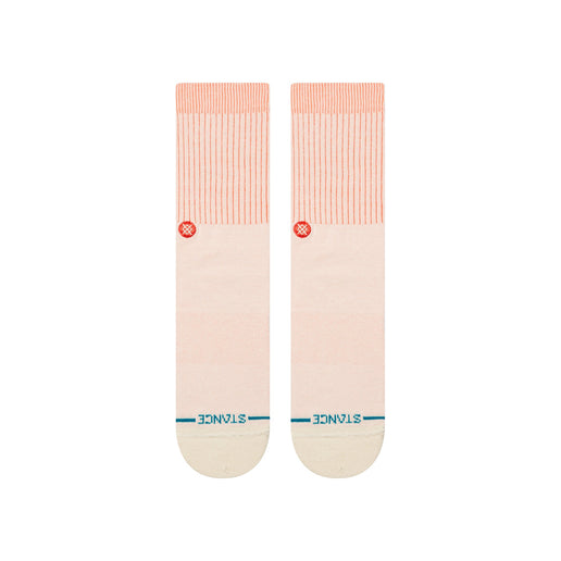 Icon Pop Crew Socks - Coral